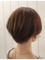 アドラーブル はなみずき店(adorable)&nbsp;【流行スタイル】丸みショート×オレンジカラー20代30代40代