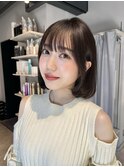 ナチュラル大人ボブヘア