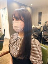 イロドリ(彩 irodori)&nbsp;ロングヘアワンレングス☆20代30代オリーブ