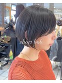 20代30代40代ナチュラルショートボブ