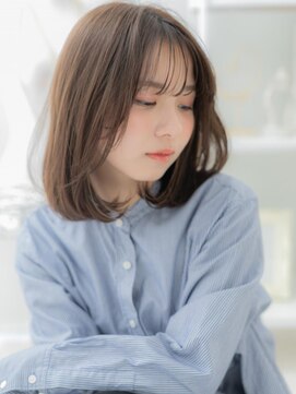 モッズヘア 越谷(mod's hair) シースルーバングインナーカラー小顔ロブTb11越谷20代30代40代