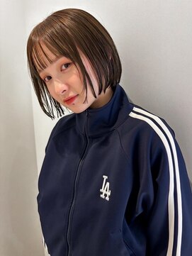 アンドファインヘアービューティー(AND FINE hair beauty) ぱつっとボブスタイル!!
