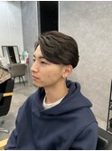 波巻きツイストスパイラルパーマ/フェザーパーマ/眉毛/メンズ