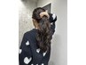 【8月平日限定】カット/ナチュラルコテ巻き風パーマ→16500円