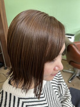 アイス ヘアーメイク(113 hair make) 外ハネボブ