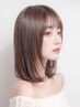 【お勧め♪】小顔カット＋ノンダメージ美髪カラー+ISINトリートメント