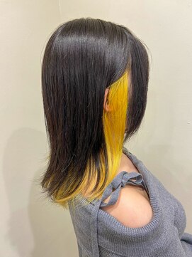 ムゲルカ エン(mugelca e'n) インナーカラー:yellow
