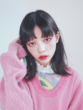 ヘアサロン エフ 渋谷(F) #レイヤー#くびれヘア#韓国風ヘア