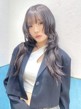 ロンド レグリーズ 立川(Lond leglise) くびれヘア/顔周り/韓国/レイヤーカット/黒髪/ロング/前髪/立川