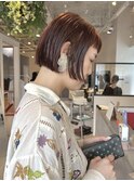 【東大阪布施】アクセサリーが映えるミニボブ