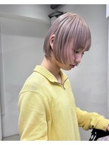 ナヌーク シブヤ(nanuk shibuya) ボブ/ミニボブ/ブロンドヘア/ハイトーン/ハイトーンボブ