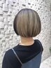 11月まで)トリプルカラー綺麗なハイライト(ボブ、セミロング)+カット