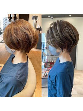 バンプ ギンザ(BUMP GINZA) 30代40代50代ショート白髪ぼかし銀座くびれ 松