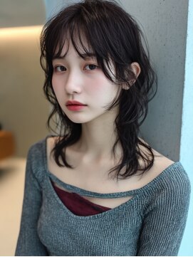 ミディアムウルフ　【TELA HAIR取手店】