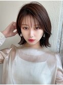 小顔に見せる、前下がりレイヤーボブ【浦和】