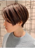小顔ハンサムショート