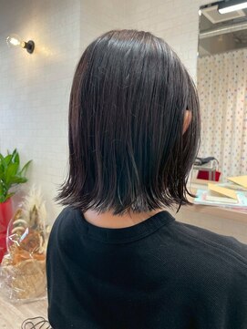 コワファーストナガサキシャンプーボーイ(COIFF1RST NAGASAKI SHAMPOO BOY) 今っぽくて可愛い10代20代ショートボブ/長崎