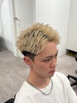 ルースト 南堀江店(ROOST) MEN'S/リバースセンターパート/ニュアンスパーマ/南堀江