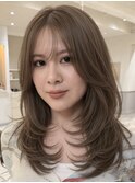 髪質改善パーマ透明感カラーダブルカラーブリーチ