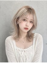 アースオーセンティック 熊本長嶺店(EARTH Authentic)&nbsp;ハッシュカットをブロンドカラー