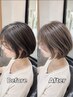 【白髪を隠すだけじゃない♪】白髪ぼかし+似合わせカット
