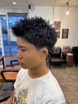 グッドプレイスアンドシング(Good Place&thing)&nbsp;メンズ短髪ショートテーパーフェードスタイル