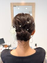 メイヘア(May Hair)&nbsp;ヘアアレンジ × ボブでもシニヨン風