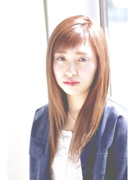 ヘアサロンキュー(hair salon que) さらさらツヤ髪！ナチュラルグレージュストレート