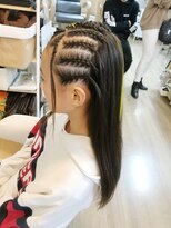 ロカット サロン(Roquat Salon) キッズコーンロウアレンジ【立川/立川南口/八王子 ヘアセット】