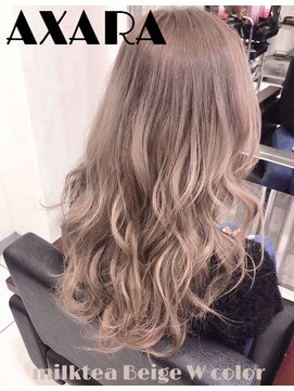 アザラ(AXARA) 【AXARA 海老名】透明感&柔らかさ ミルクティーベージュ