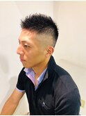 【DGGスタイル】ワイルドアップバング刈りあげ