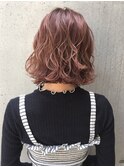 ツヤ感のあるピンクブラウンに！