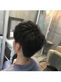 ビジネスライクショートパーマ
