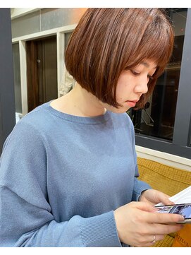 ブーフ(bufr) ミニボブ オレンジベージュ(大名/今泉)