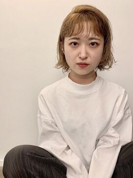 モロコ 神保町 九段下店(moloco) 20代30代40代ハイトーン外国人風パーマボブ【神保町/九段下】