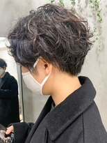 テトヘアー(teto hair) パーマ活かしカット、スパイラルパーマ、マッシュショート