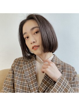 ノンダメージサロン ステラバイボヌール(Stella by Bonheur) stylist大山）フレンチボブ◎ショコラブラウン