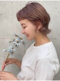 #韓国風くびれヘア#マロンベージュ#Aラインボブ#ガレット梅田