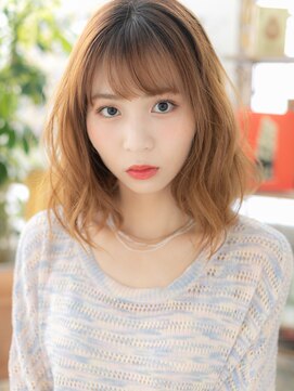 カバーヘア イヴ 戸頭店(COVER HAIR EVE) バレイヤージュ韓国風ゆるふわ小顔こなれヘアb戸頭20代30代40代