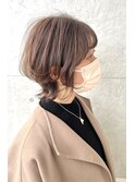 小顔ショートウルフ