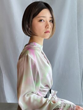 イトシテ ハイライト×グラデーション×ミニボブ【本多身和子】