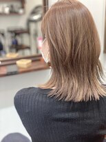 チルヘアデザイン(chill hair design)&nbsp;骨格カバーできるナチュラルウルフスタイル