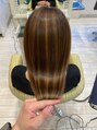ビス ヘア アンド ビューティー 西新井店(Vis Hair＆Beauty) ハイライトカラーをしても縮毛矯正できます！