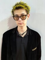 リップスヘアー 銀座(LIPPS hair) スパイキーイエロー