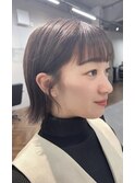 不動の大人気！切りっぱなしショートボブ