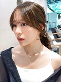 【Unami shibuya】TOMI 小顔になれる顔周りカット