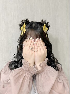 ヘアーメイクサロンアール(hair make salon R) ツインお団子ヘア