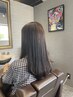 【新規/女性】カット+前髪など部分ストレートト¥8900