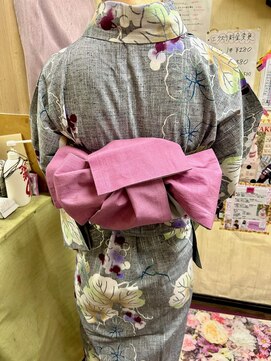 ヘアセットアップス(UP's) 『UP's流浴衣着付け♪大人シンプル帯アレンジ結び♪』