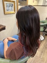 ベレッタ 枚方店(veretta.)&nbsp;白髪染め×インナーカラー。担当：ばば/ニュアンスカラー/ツヤ髪